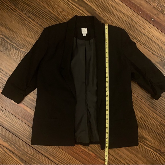 Lauren Conrad Modern Style Black Blazer Jacket - Picture 14 of 15